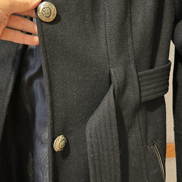 Belted wool blend coat - Picture 3 of 6